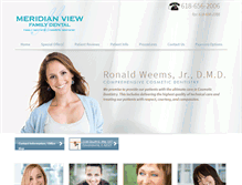 Tablet Screenshot of meridianviewdental.com